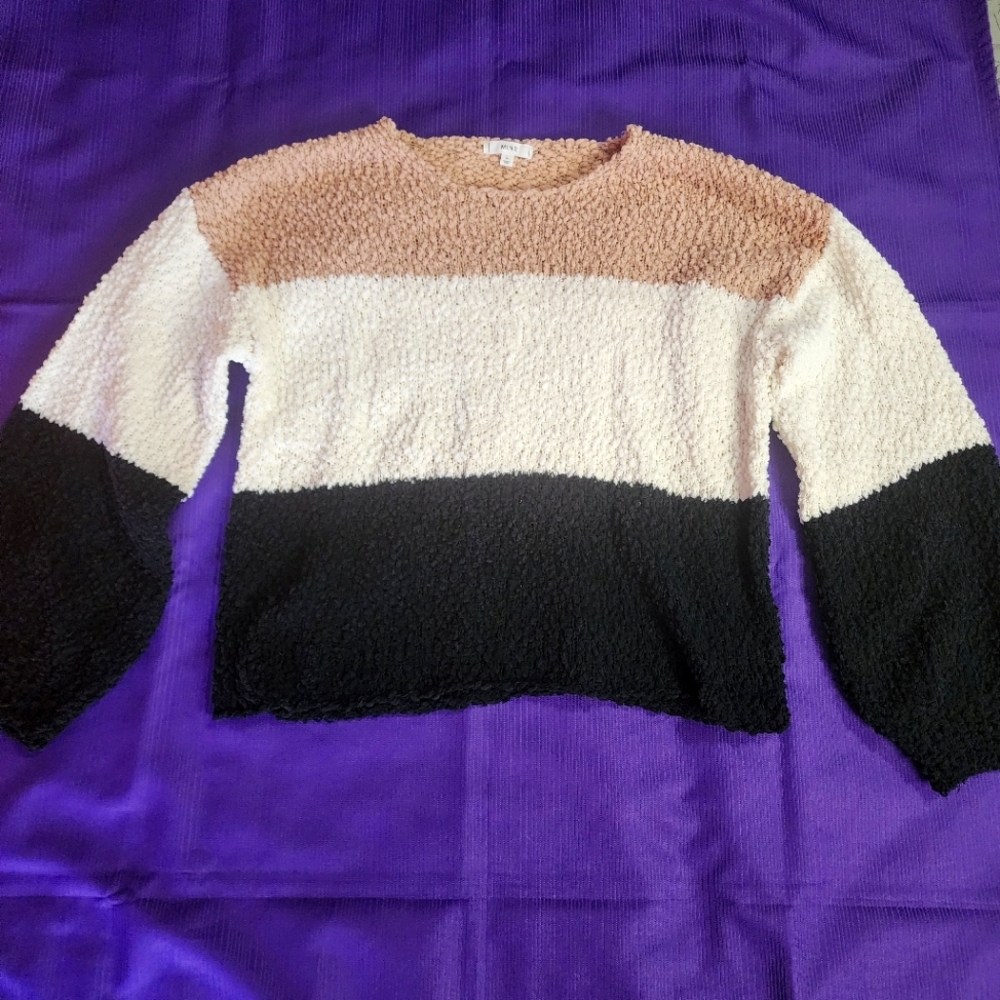 Colorblock Sweater by Mine Size Large